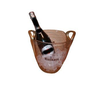 Ruinart French Champagne Ice Bucket Cooler Basin Acrylic (bottle not included)